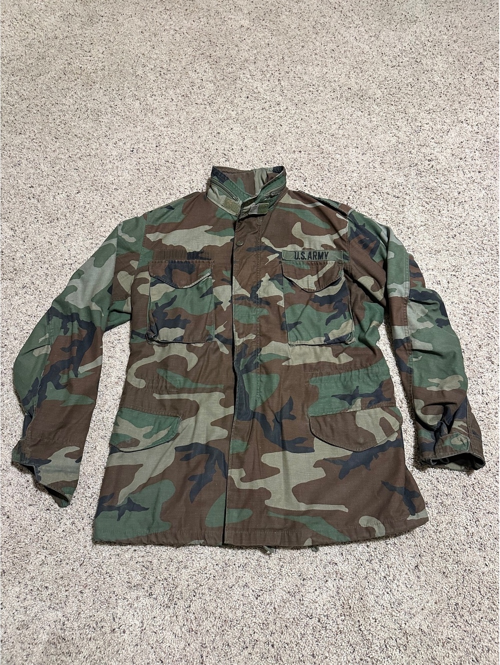 U.S. Army Cold Weather Field Coat Camouflage Pattern Medium Regular